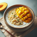 Quinoa au lait de coco et mangue